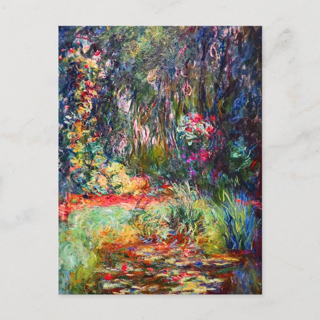 Cartão Postal Claude Monet Painting Vintage Art (Frente)
