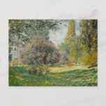 Cartão Postal Claude Monet | Paisagem: Parc Monceau<br><div class="desc">Paisagem O Monceau Parc de Claude Monet � Bridgeman Imagens</div>