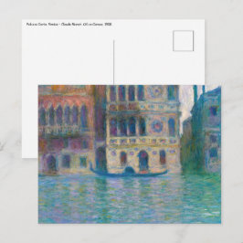 Cartão Postal Claude Monet - Palazzo Dario