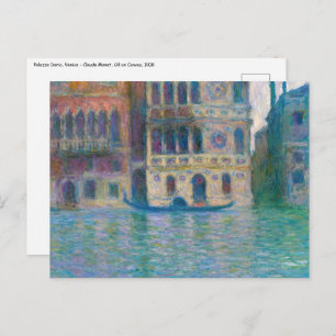 Cartão Postal Claude Monet - Palazzo Dario