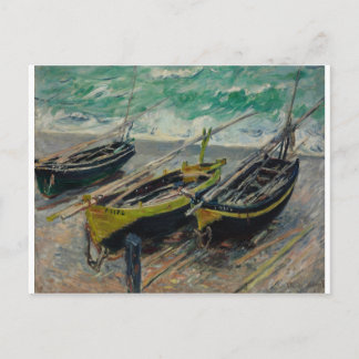 Cartão Postal Claude Monet Pintura Óleo Canvas Natureza Artístic