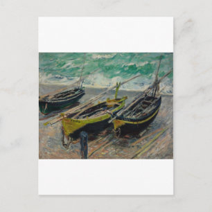 Cartão Postal Claude Monet Pintura Óleo Canvas Natureza Artístic