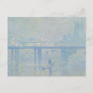 Cartão Postal Claude Monet - Ponte entre Charing Cross