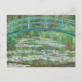 Cartão Postal Claude Monet, Ponte Japonesa. Impressionismo