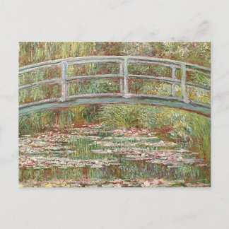 Cartão Postal Claude Monet - Ponte sobre um Pond de Lírios de Ág