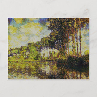 Cartão Postal Claude Monet - Poplars sobre a Epte