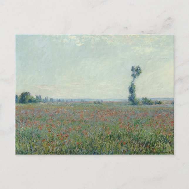 Cartão Postal Claude Monet - Poppy Field (Frente)