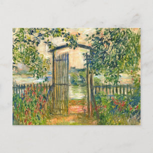 Cartão Postal Claude Monet: Porta do Jardim em Vetheuil