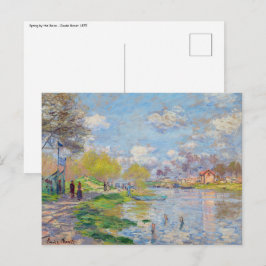 Cartão Postal Claude Monet - Primavera do Sena