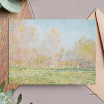 Cartão Postal Claude Monet Primavera Em Giverny Painting Art Imp<br><div class="desc">"Primavera in Giverny" é uma pintura impressionista esplêndida e encantadora que retrata a beleza vibrante da primavera em Giverny,  refletindo o fascínio de Monet pela natureza e sua habilidade incomparável de capturar sua essência em constante mudança.</div>