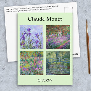 Cartão Postal Claude Monet - Seleção de Obras-primas de Giverny