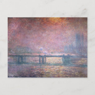 Cartão Postal Claude Monet   Tâmisas em Charing Cross, 1903