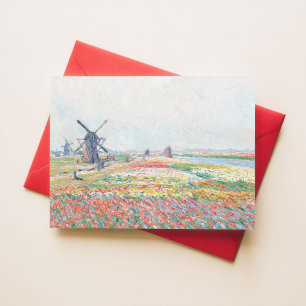Cartão Postal Claude Monet Tulip Fields Hague Impressionista