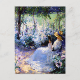 Cartão Postal Claude Monet - Uma Mulher Lendo