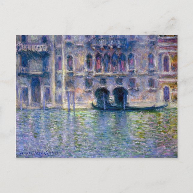 Cartão Postal Claude Monet Veneice (Frente)