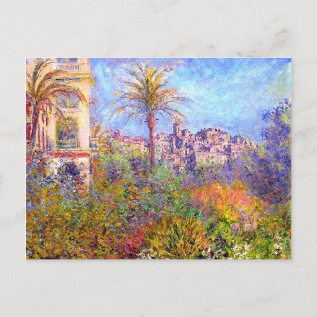 Cartão Postal Claude Monet: Villas em Bordighera (Frente)