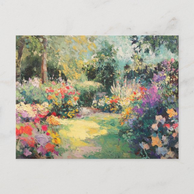 Cartão postal Claude Monet Vintage (Frente)