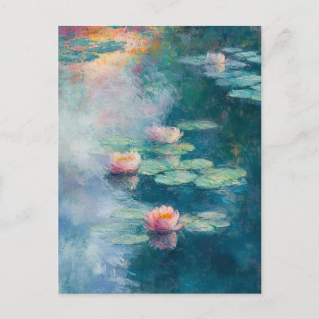 Cartão postal Claude Monet Vintage (Frente)