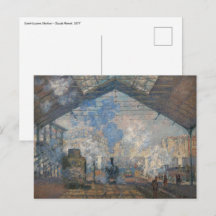 Claude Monet - Vista exterior da estação de Santo-