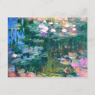 Cartão Postal Claude Monet Water Lily 1917