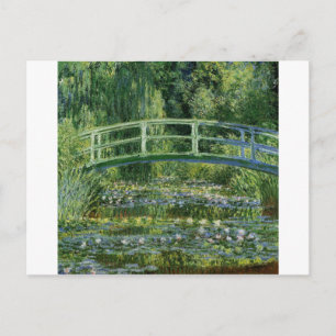 Cartão Postal Claude Monet Water Lily e Ponte Japonesa