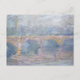 Cartão Postal Claude Monet   Waterloo Bridge, Londres, em Sunset