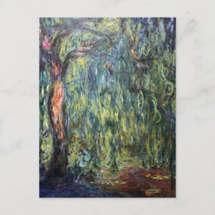 Cartão Postal Claude Monet Weeping Willow