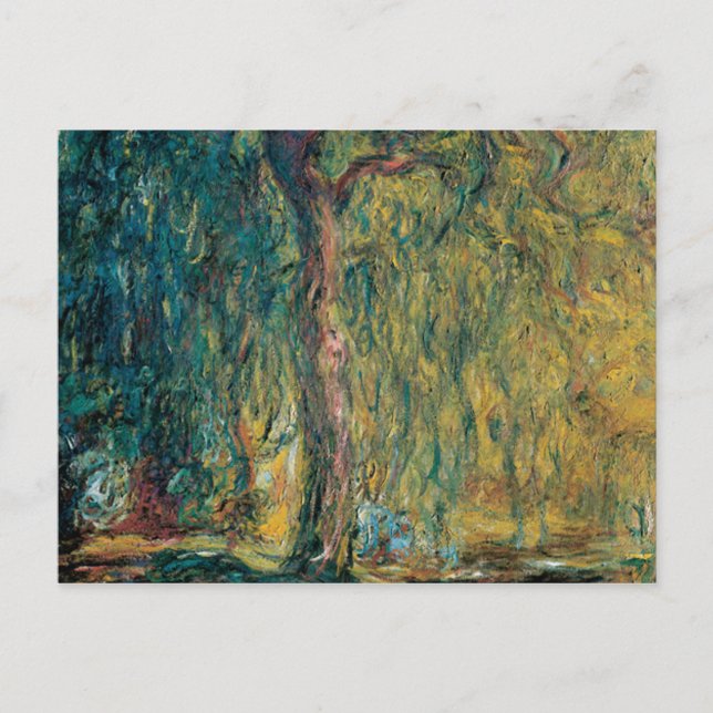 Cartão Postal Claude Monet's Weeping Willow (Frente)