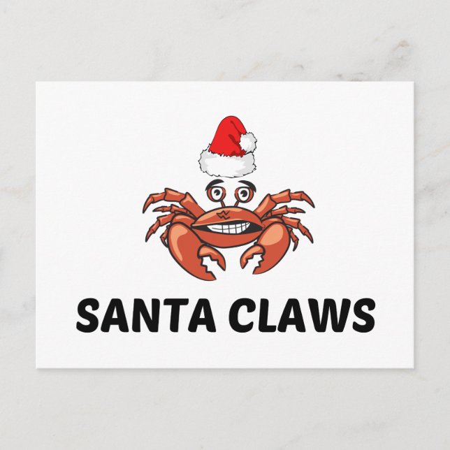 Cartão Postal CLAWS papais noeis (Frente)