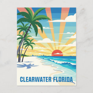 Cartão Postal Clearwater Florida Viagem