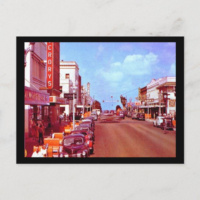 Cartão Postal Clearwater, Florida Vintage (Frente)