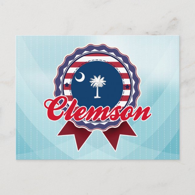 Cartão Postal Clemson, SC (Frente)