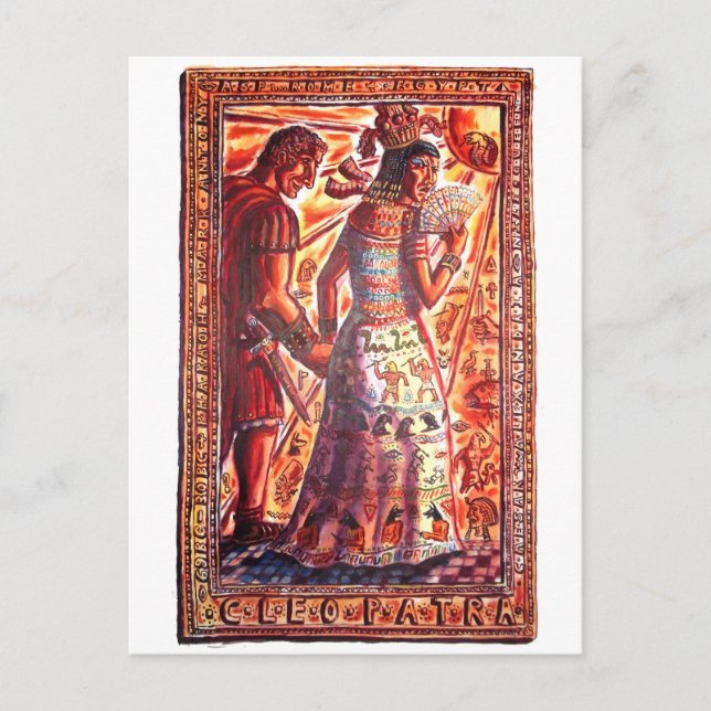 Cartão Postal Cleópatra (Frente)