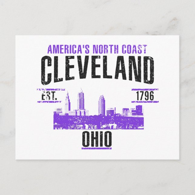 Cartão Postal Cleveland (Frente)