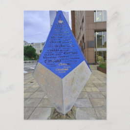 Cartão Postal Cleveland blue - Memorial Plaza