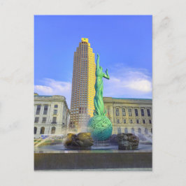 Cartão Postal Cleveland - Fountain of Eternal Life