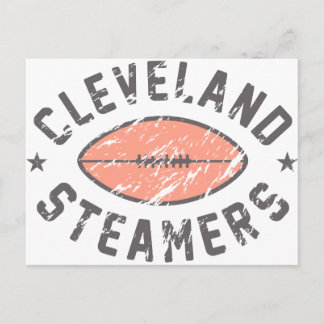 Cartão Postal Cleveland Navios a vapor Fantasy Futebol