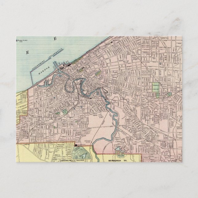 Cartão Postal Cleveland, Ohio (Frente)