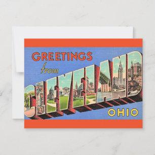 Cartão Postal Cleveland Ohio Antigo