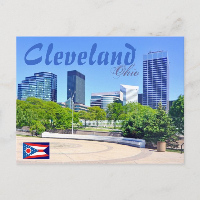 Cartão Postal Cleveland, Ohio, EUA (Frente)