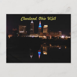Cartão postal Cleveland, Ohio USA (River Refletion