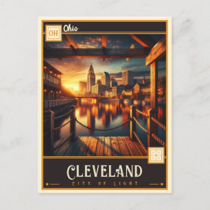 Cartão Postal Cleveland, Ohio Vintage
