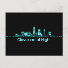 Cartão Postal Cleveland Skyline