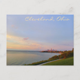 Cartão Postal Cleveland skyline from Edgewater Park