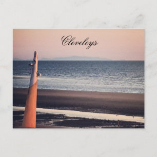 Cartão Postal Cleveleys Beach