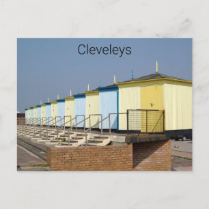 Cartão Postal Cleveleys Beach Huts 2005