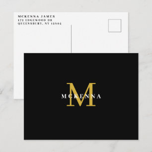 Cartão Postal Cliente de Negócios de Ouro Preto Obrigado