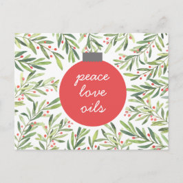 Cartão Postal Cliente de Petróleo Essencial de Natal de Férias