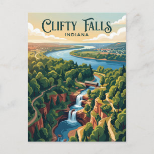 Cartão Postal Clifty Falls EUA