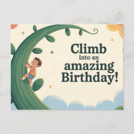 Cartão Postal Climb into an Amazing Birthday Greeting